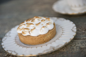Tartaleta de limón y merengue.