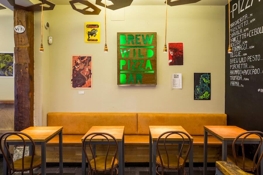 Brew Wild Pizza Bar | Cervezas artesanas y pizzas en el centro de Madrid