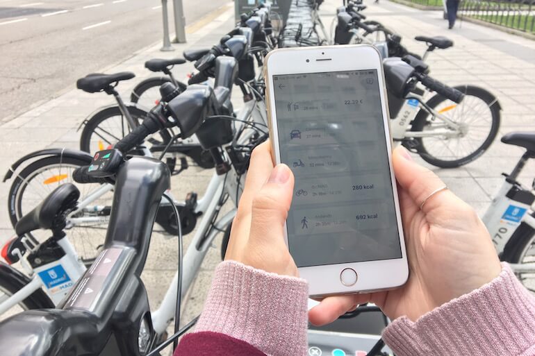 Chipi App, aplicación para comparar medios de transporte en Madrid