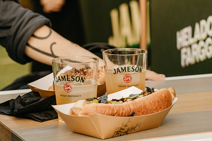 Hot Dog y Jameson