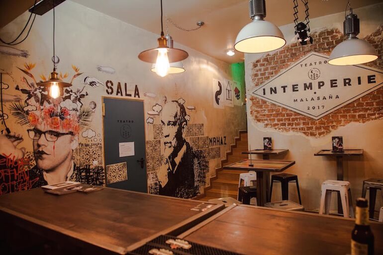 Sala Intemperie: teatro off en Malasaña