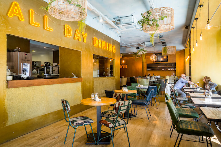 Dingo Recoletos, cocina americana non stop