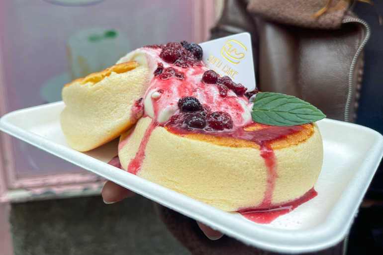 Sufu cake, los soufflé pancakes que conquistan el planeta