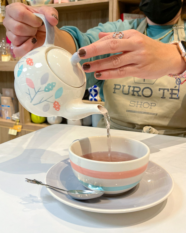 PURO TÉ SHOP Tetera y taza de té