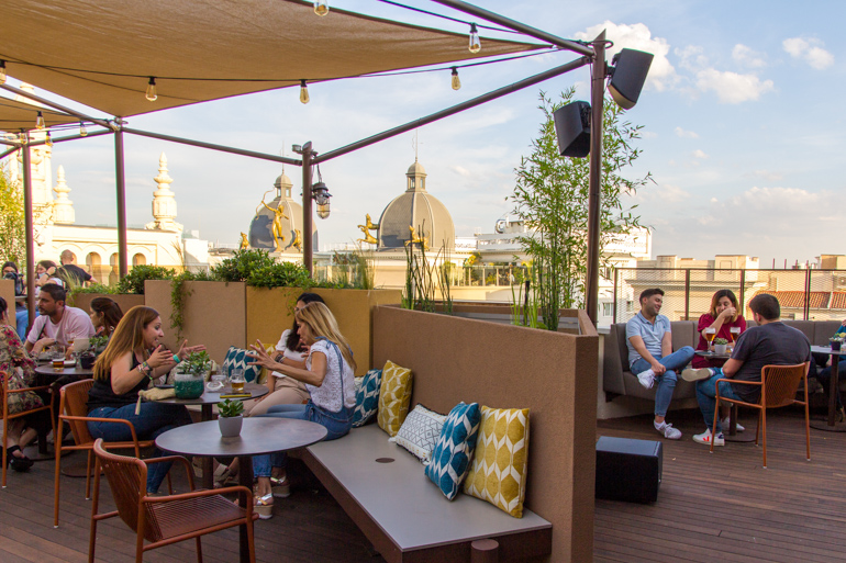 Le Tavernier, el rooftop con aroma a mar de la Gran Vía