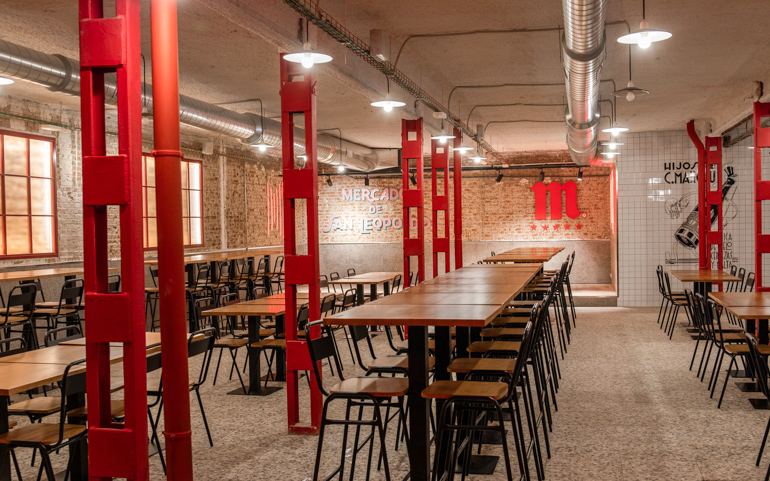 Mercado de San Leopoldo: gastronomía de calidad al lado de las Torres Kio