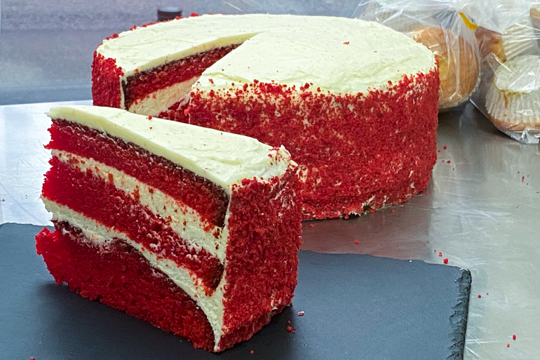 Corteza y Miga red velvet