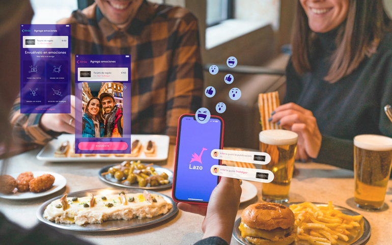 Tarjetas regalo gastro a un solo click con esta app Lazo