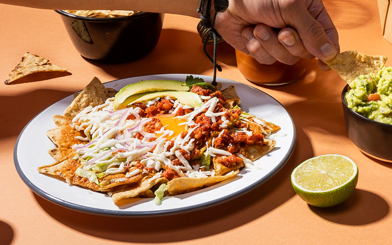 Los chilaquiles más chingones de Madrid en Malacopa