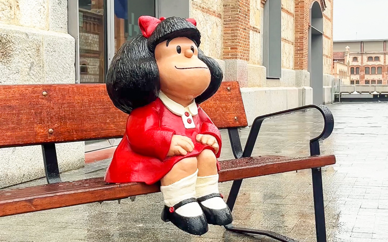 Mafalda ha elegido la Casa del Lector para su residencia en Madrid